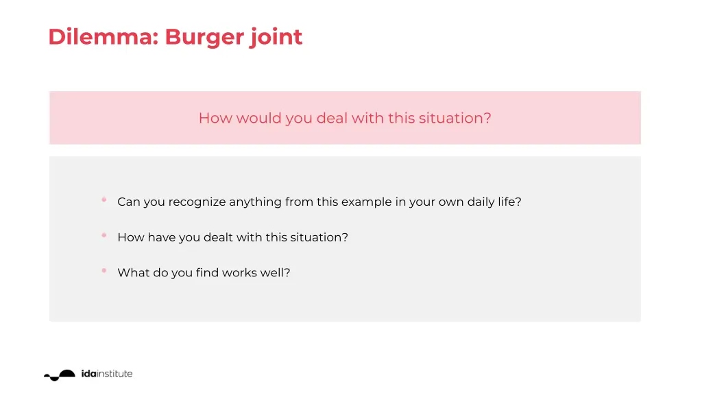 dilemma burger joint 1