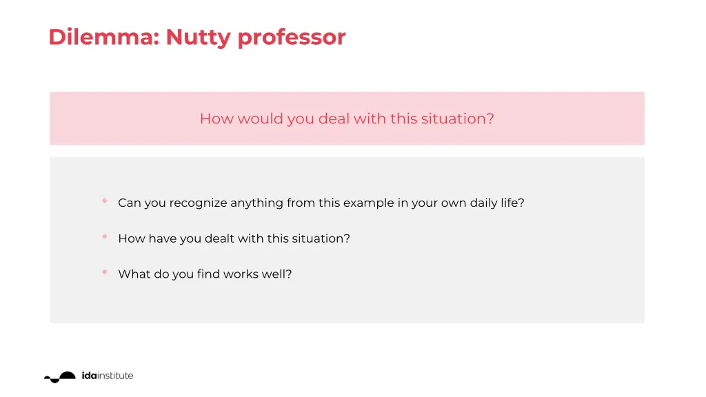 dilemma nutty professor 1