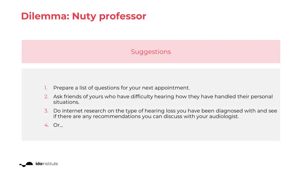 dilemma nuty professor