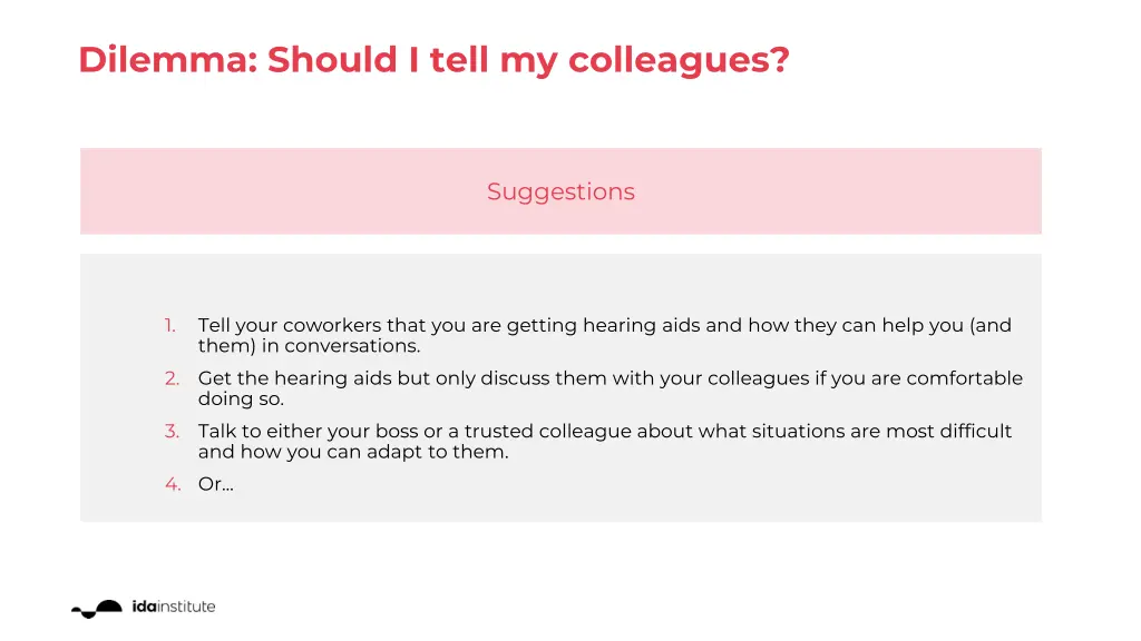 dilemma should i tell my colleagues 2