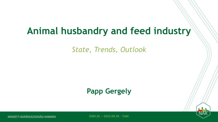 animal husbandry and feed industry