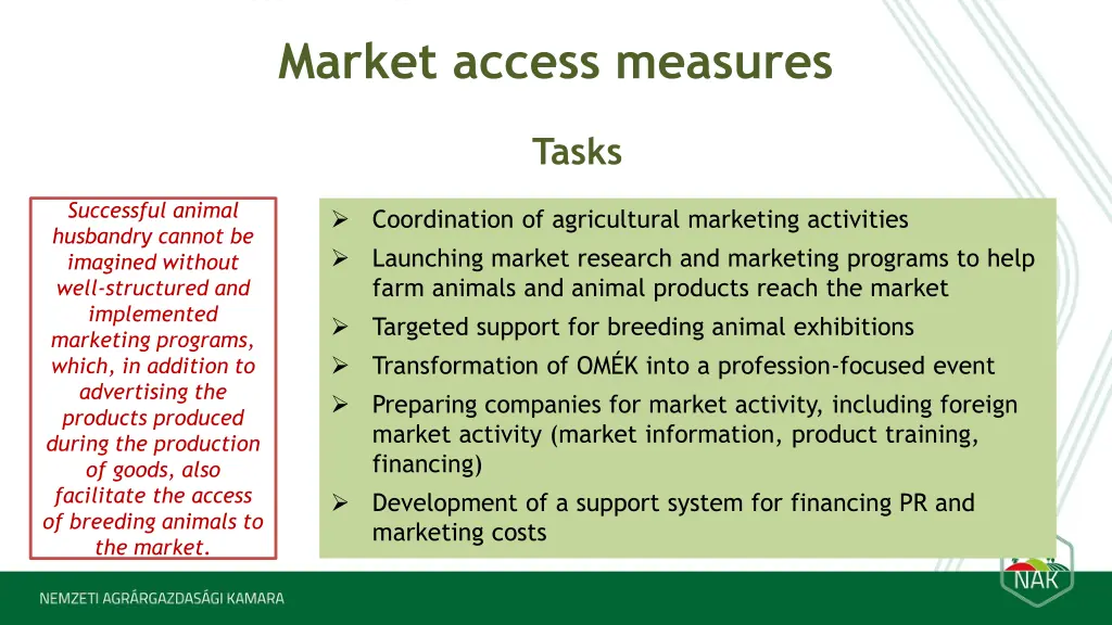 market access measures