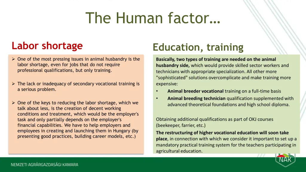the human factor