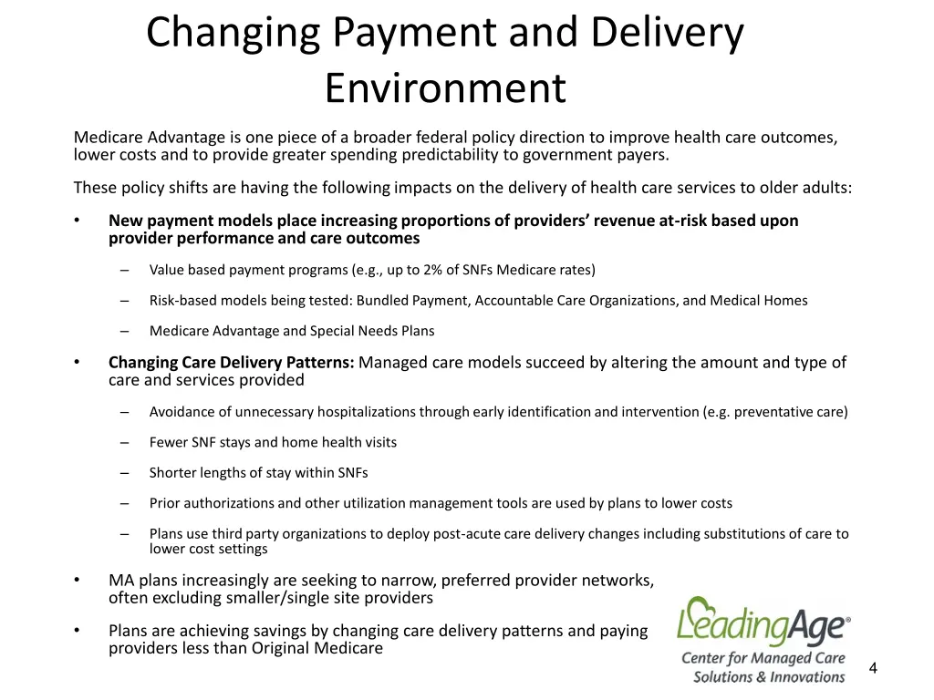 changing payment and delivery environment