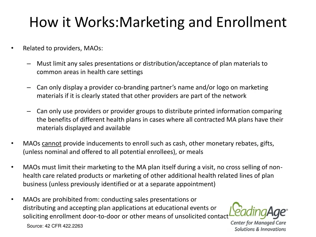 how it works marketing and enrollment