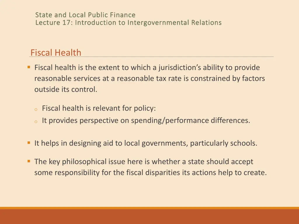 state and local public finance state and local 40