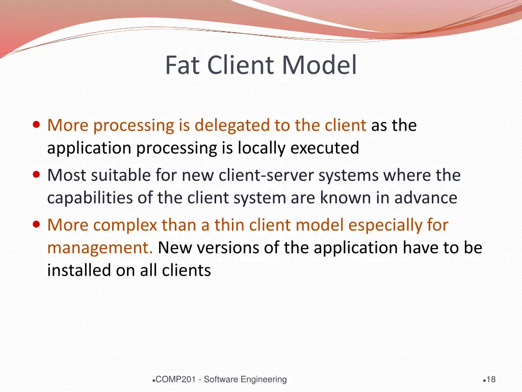 fat client model