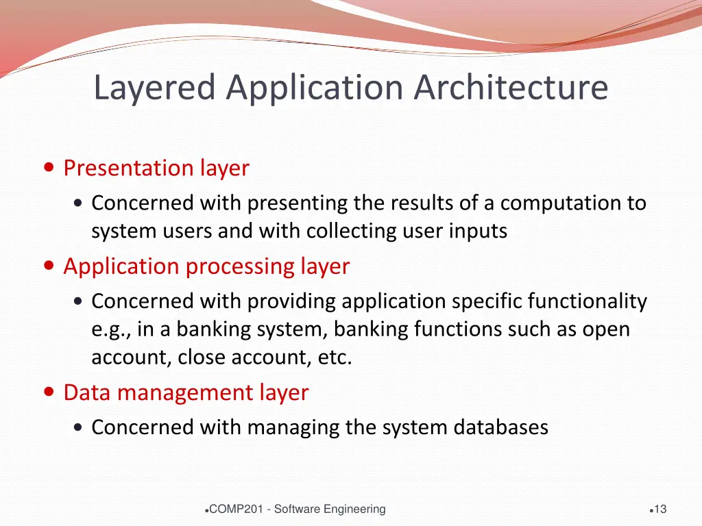 layered application architecture