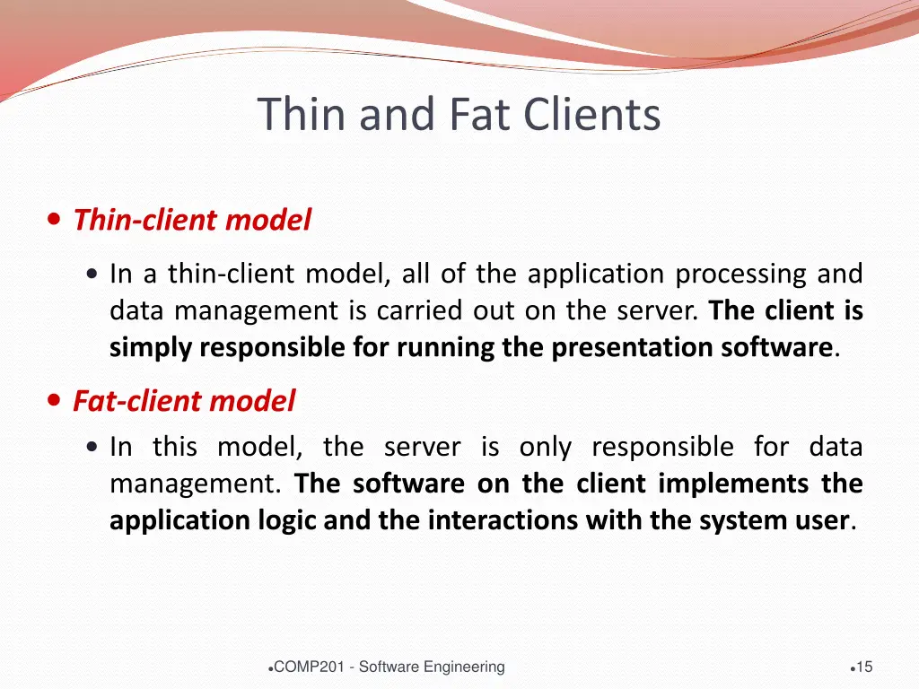 thin and fat clients