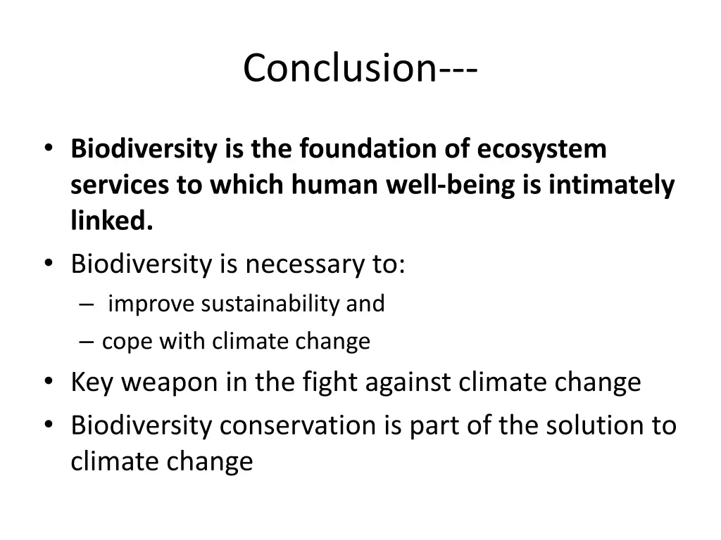 conclusion 1