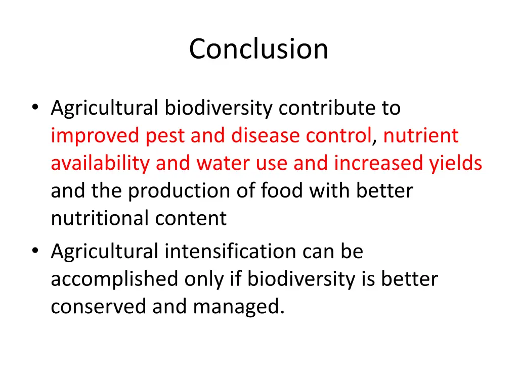 conclusion