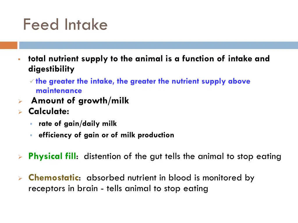 feed intake 1
