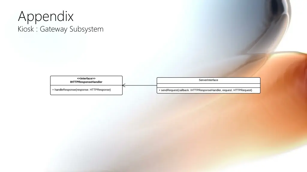 appendix kiosk gateway subsystem