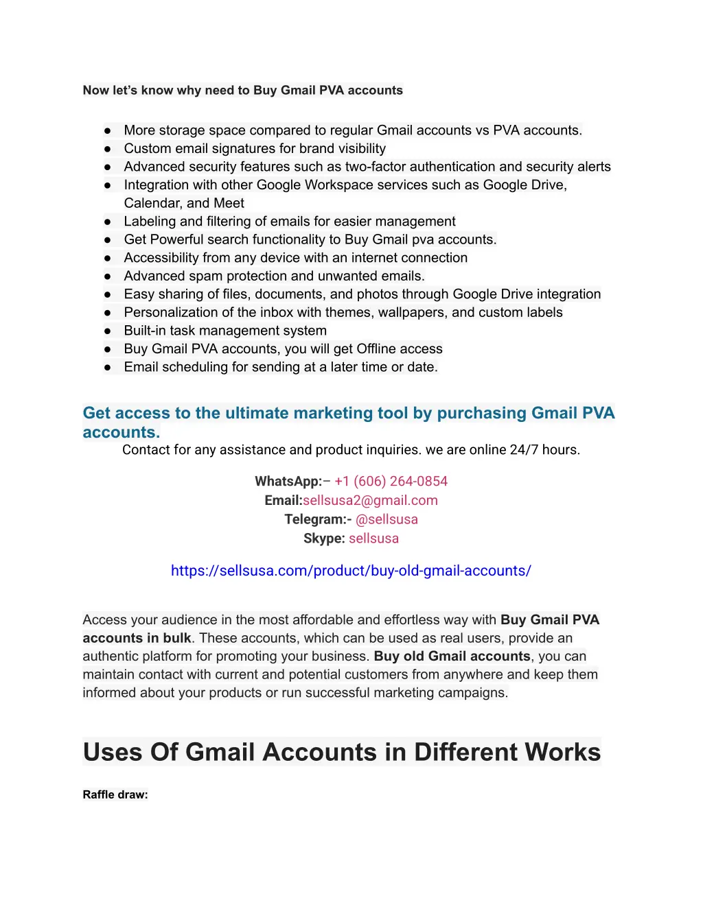 now let s know why need to buy gmail pva accounts