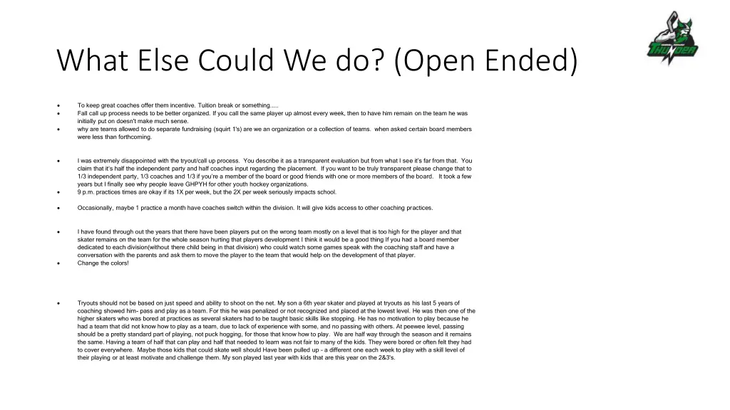 what else could we do open ended 1