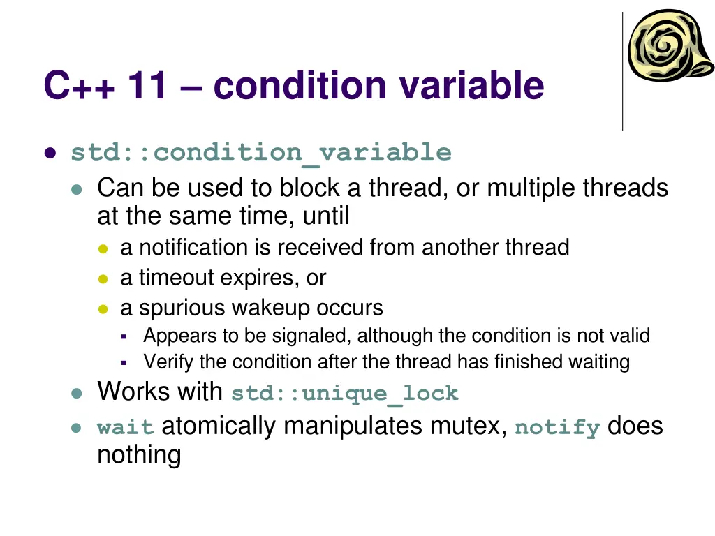 c 11 condition variable