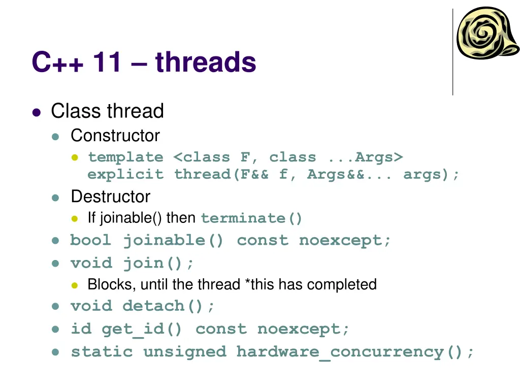 c 11 threads 1
