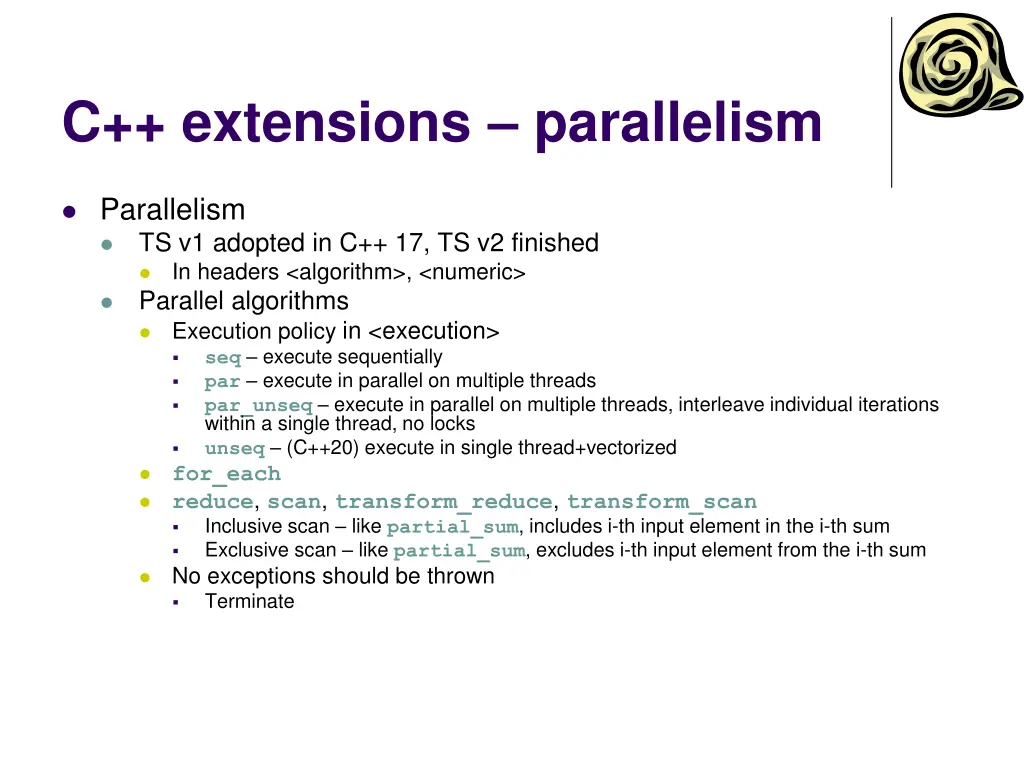 c extensions parallelism