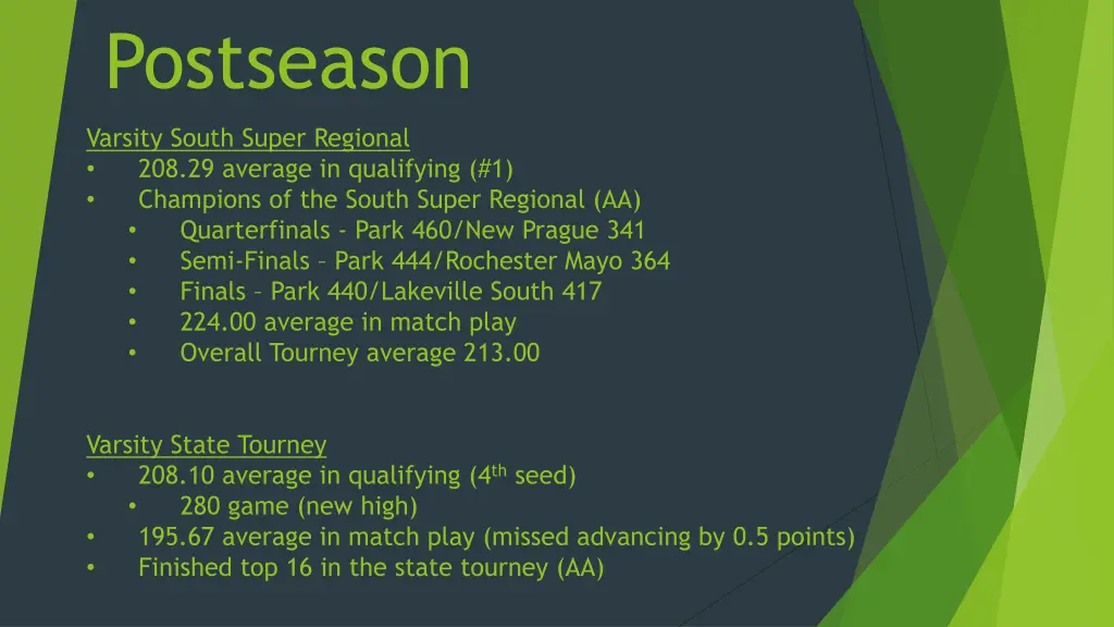 postseason