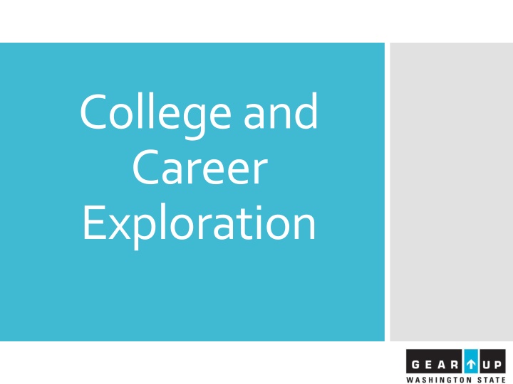 college and career exploration