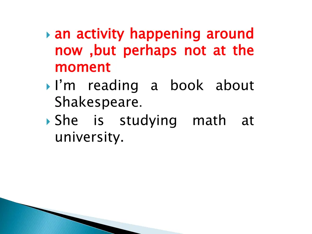 an now moment i m reading a book about
