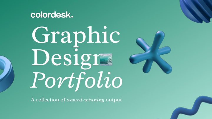 graphic design portfolio a collection of award