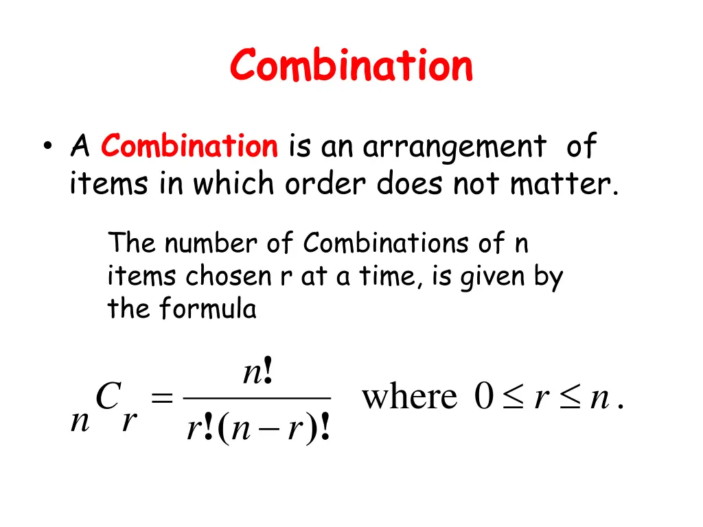 combination