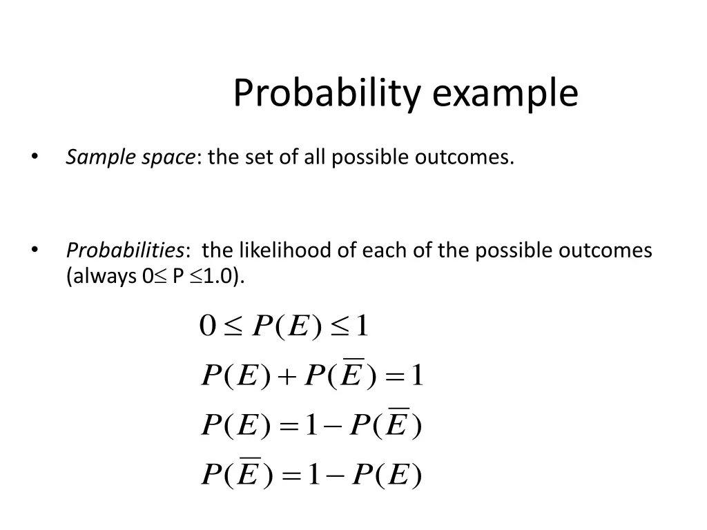 probability example