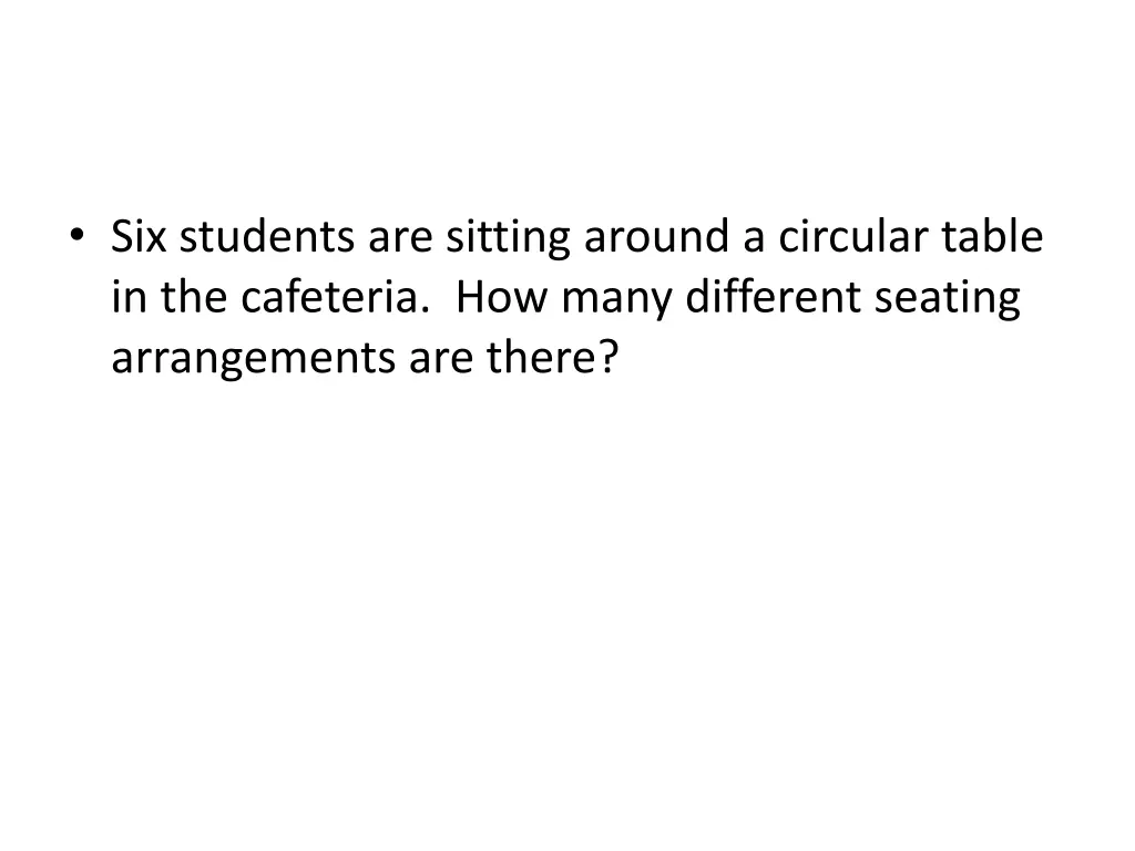 six students are sitting around a circular table