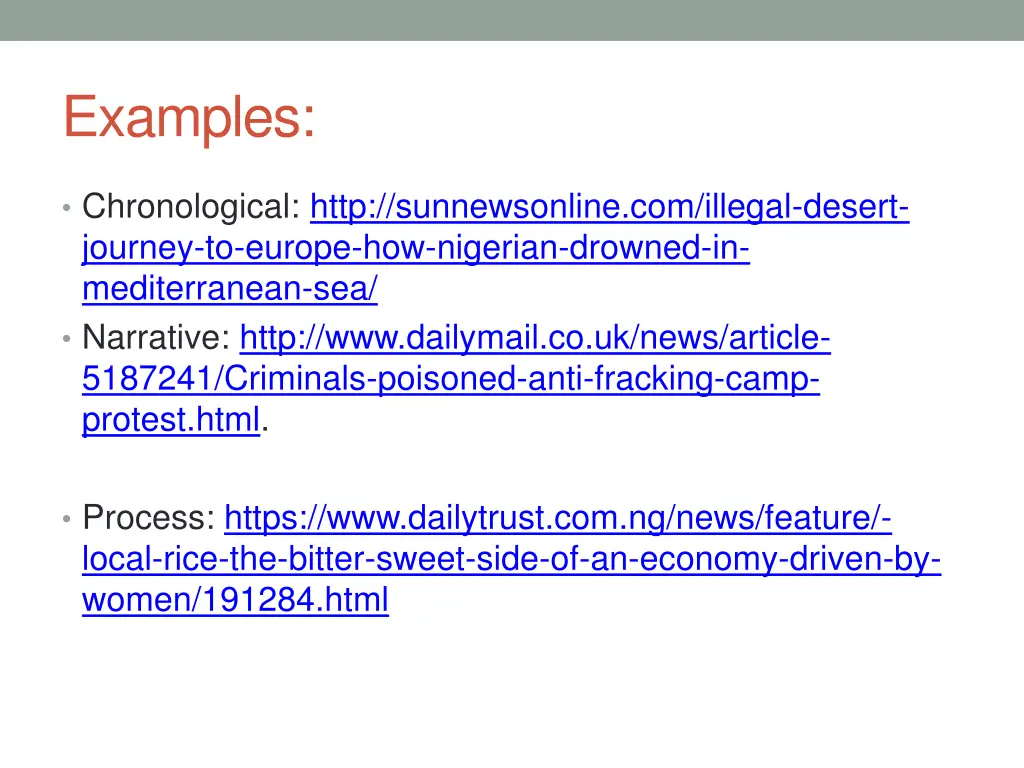 examples