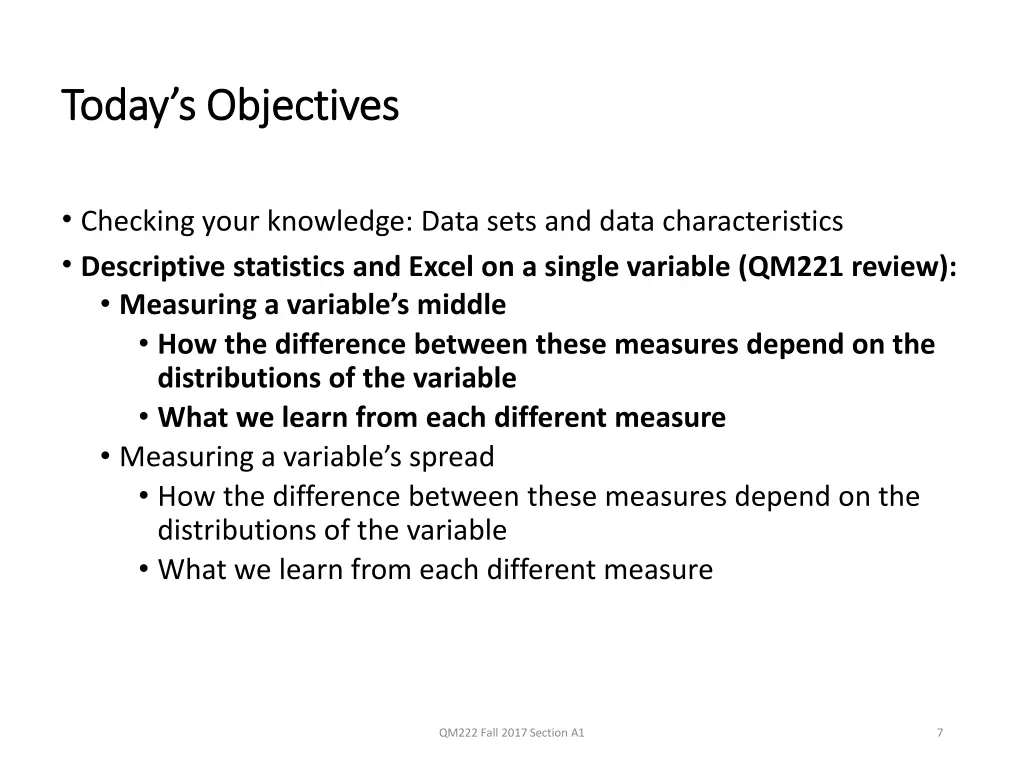 today s objectives today s objectives 1