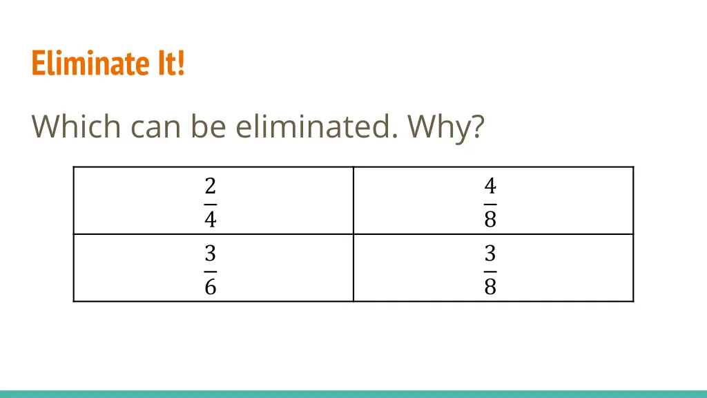 eliminate it 2