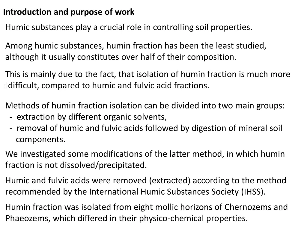 introduction and purpose of work