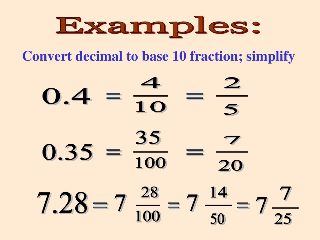 examples