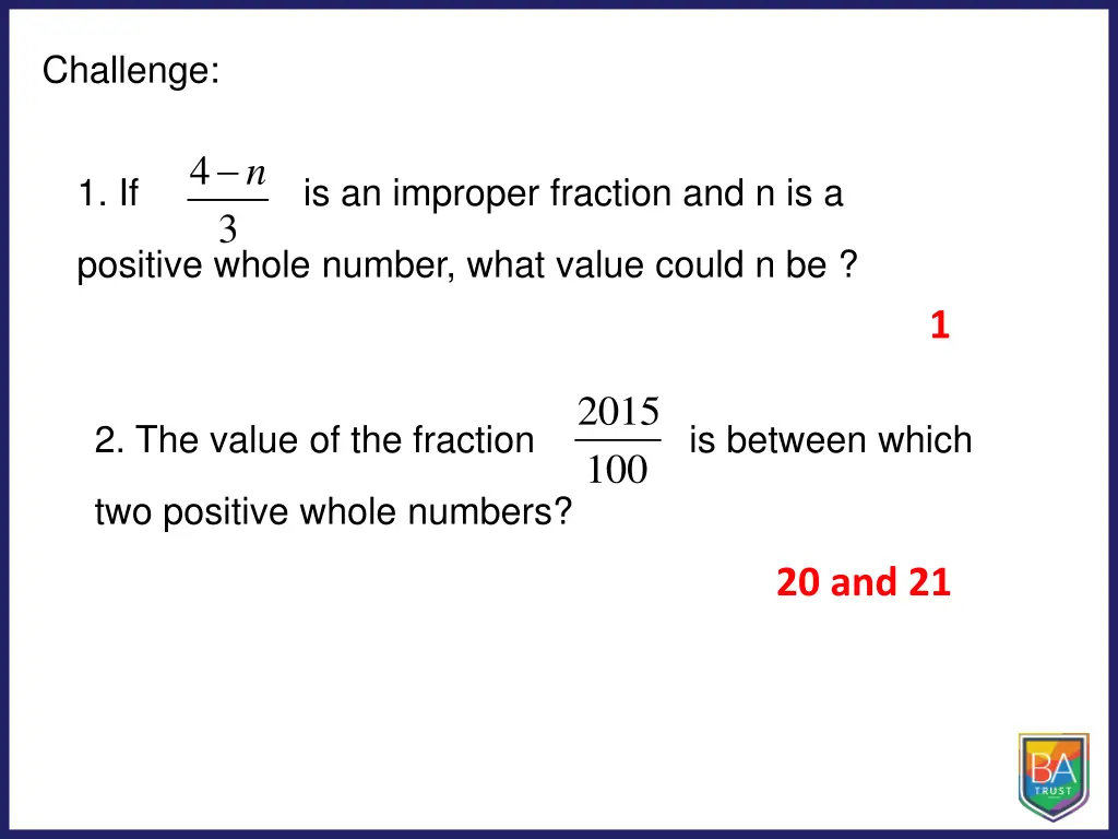 challenge