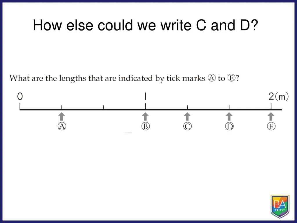 how else could we write c and d