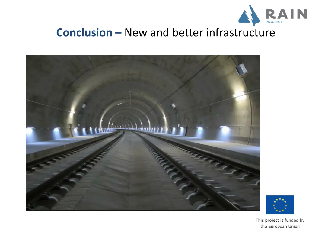 conclusion new and better infrastructure