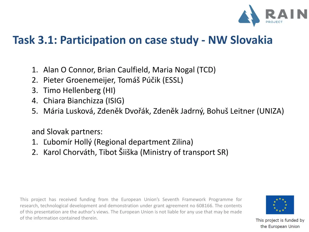 task 3 1 participation on case study nw slovakia