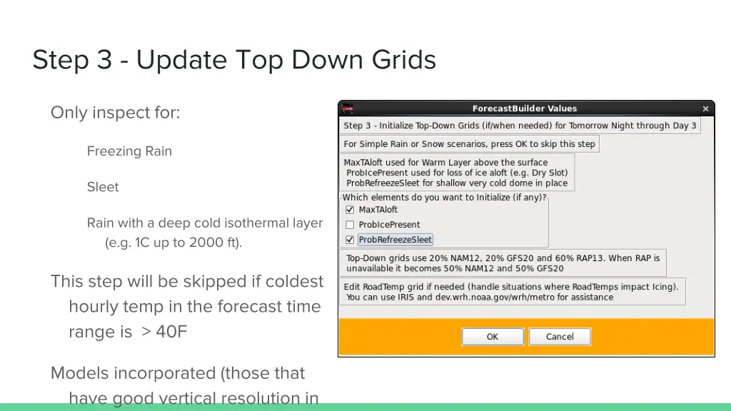 step 3 update top down grids