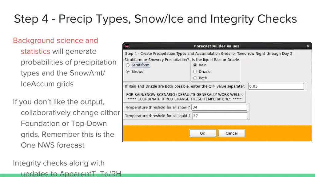 step 4 precip types snow ice and integrity checks
