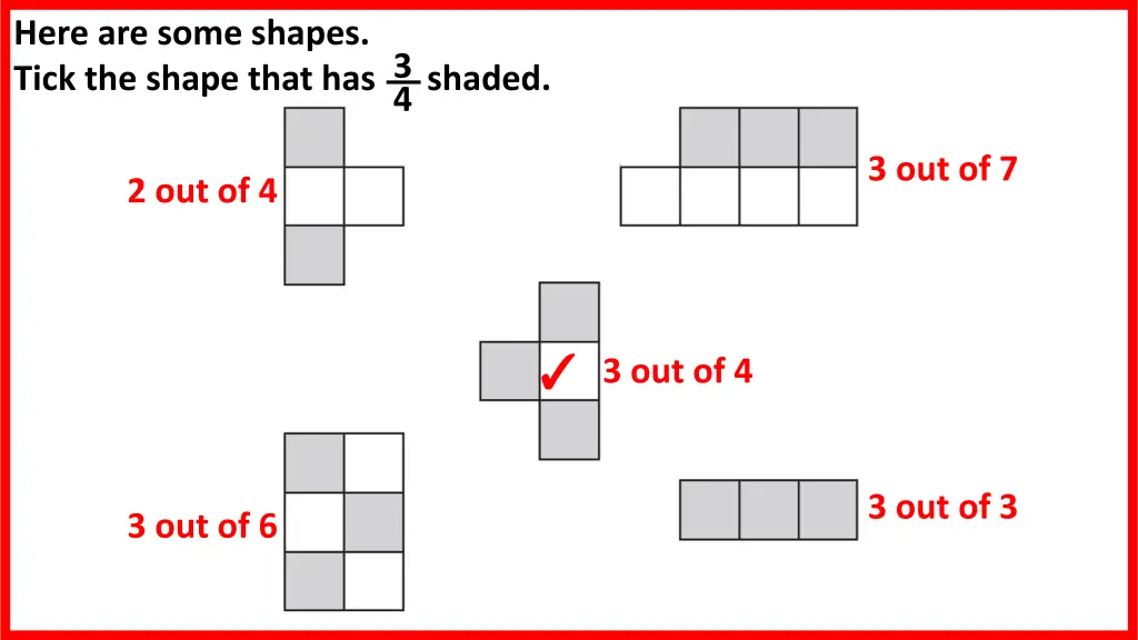 here are some shapes tick the shape that