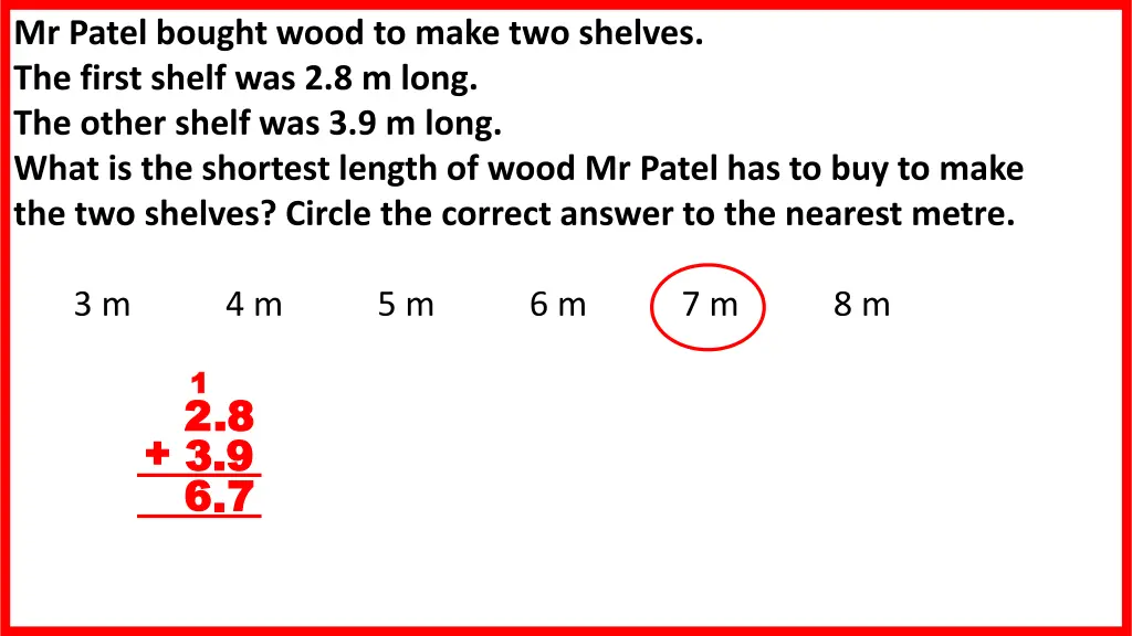 mr patel bought wood to make two shelves