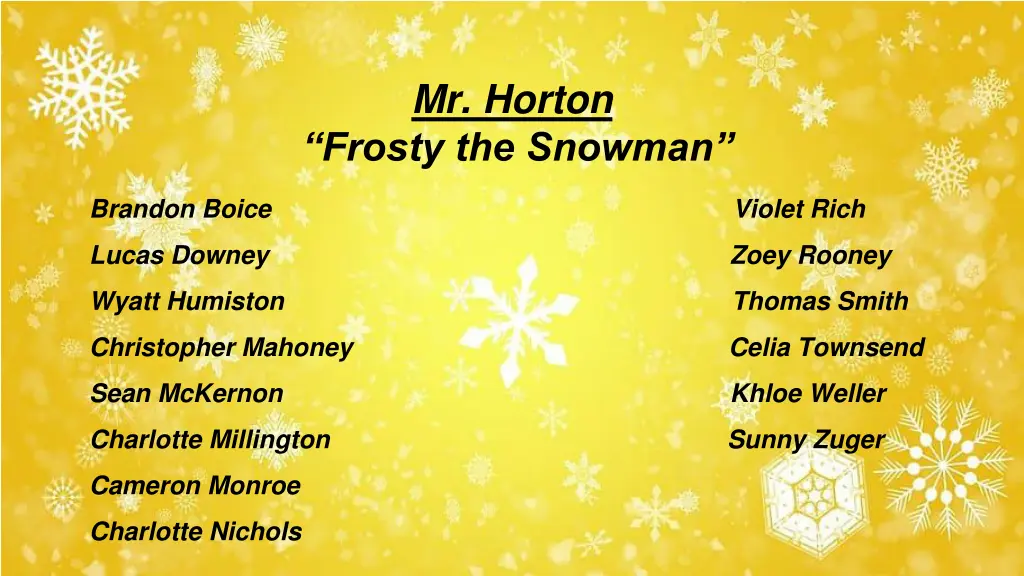 mr horton