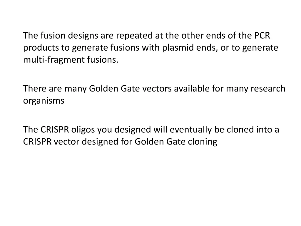 the fusion designs are repeated at the other ends