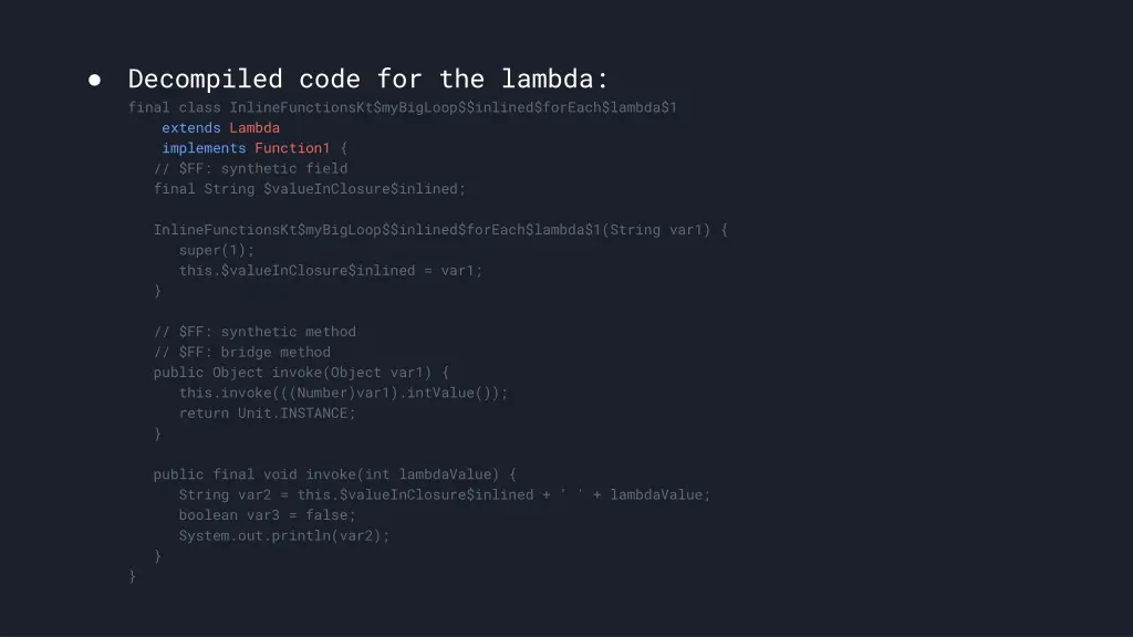 decompiled code for the lambda final class 1