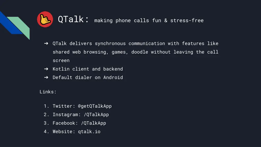 qtalk making phone calls fun stress free