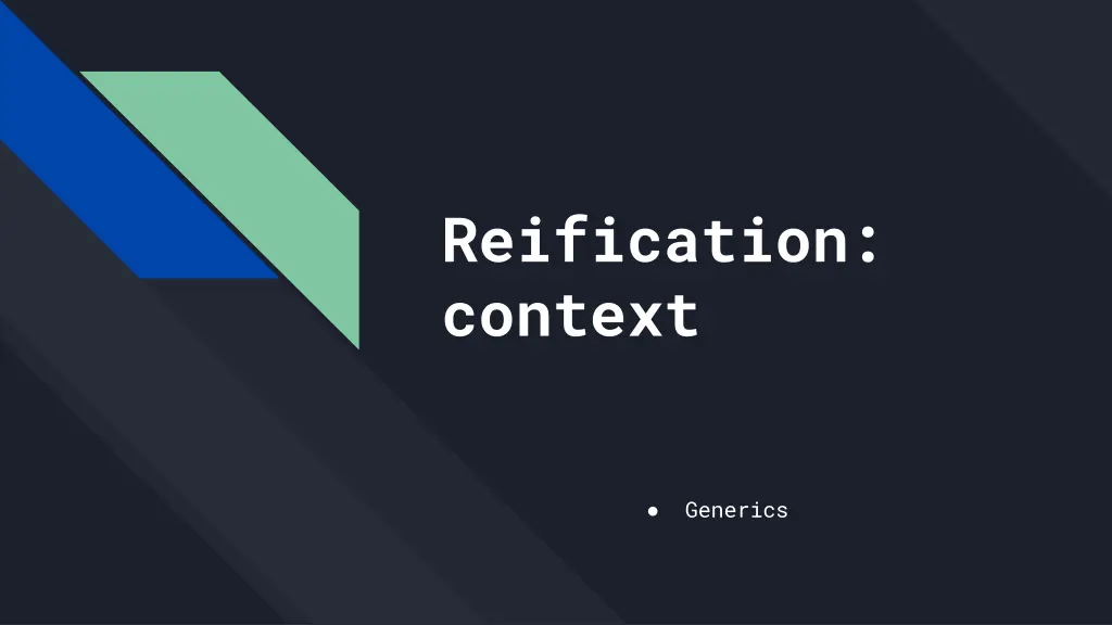 reification context