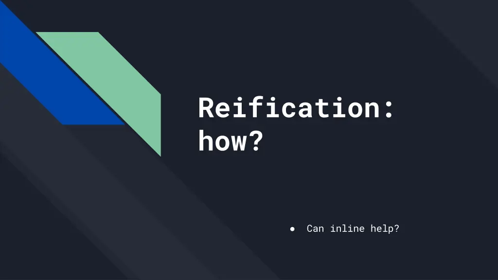 reification how
