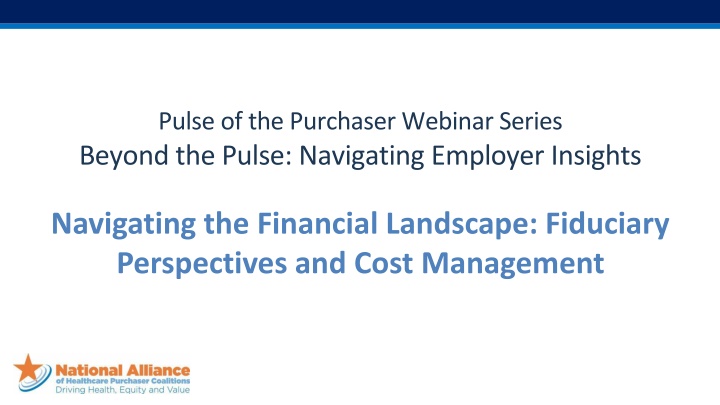 pulse of the purchaser webinar series beyond