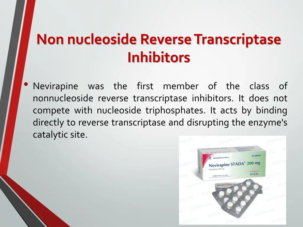 non nucleoside reverse transcriptase inhibitors